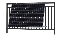 Balcony structure with single adjustment for the installation of solar panels 20°-50° (TYPE2)