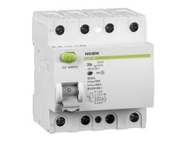 NOARK Residual Current Circuit Breaker 3-phase 4P 40A 300mA 6kA TypeA (108370)