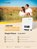 SOFAR 2200TL-G3 Each phase 1xMPPT