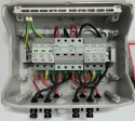 Junction box. Hermetic with DC 1000V surge arrester type 2, 3* PV chain, 3*MPPT