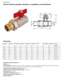 Ball valve with 3/4'' screw connection NORMAL