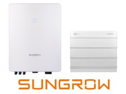 Sungrow SH5.0RT Bausatz + Sungrow LiFePO4 9,6 kWh Energiespeicher