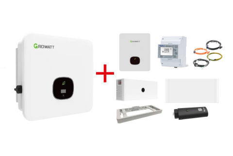 GROWATT Zestaw hybrydowy: MID-15KTL3-XH(BP) 3-faz +Bateria APX 15kWh+podstawa+kontroler APX 98034+Smart Meter 3-faz+WiFi-X+Backu