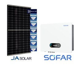 Zestaw 14,94 kW SOFAR 15KTL-X-G3 + 36*JA SOLAR 415W MR Czarna rama