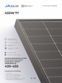 JA SOLAR JAM54D40 BIFACIAL 450W LB Czarna rama MC4 (N-Type)