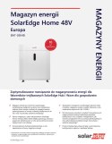 SolarEdge Home Battery 48V 13,8kWh zestaw(zawiera 2*kable,1*obudowa górna, 1*podstawę)