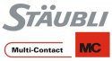 MULTI-CONTACT MC4-Stecker + Buchse 4-6MM2 für den Einbau in Schaltanlagen