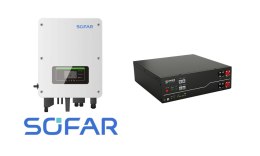 SOFAR Inwerter hybrydowy HYD3680-EP + SOFAR AMASS GTX 2500 Bateria 2.5 kWh
