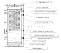SOLITANK Vertikaler bodenstehender Warmwasserspeicher/Wärmetauscher 245L mit Wärmetauscher 3,83 m2