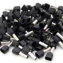 Double cable sleeve 2x10mm pack: 100pcs
